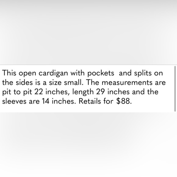 🆕 ANDREA JOVINE CARDIGAN (S) - Picture 4 of 7